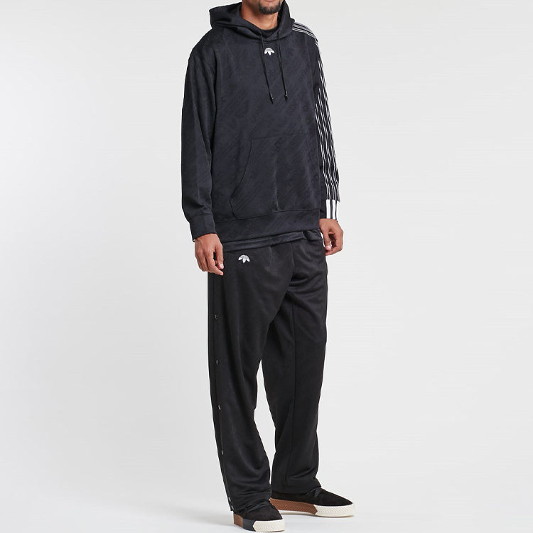 adidas originals x alexander wang Distress Sports Long Pants Couple Style Black CV5269