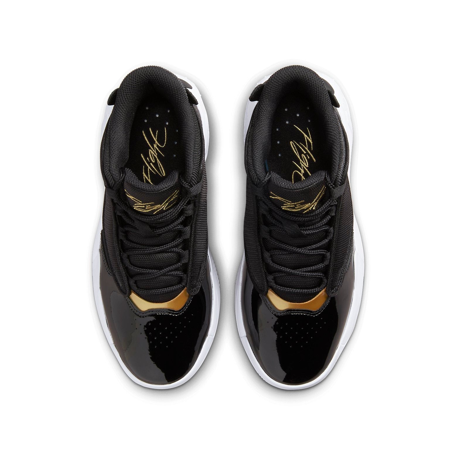 (GS) Air Jordan Max Aura 4 'Black Gold' DQ8404-007