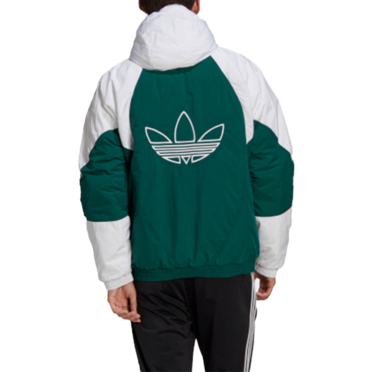 adidas Retro Sports Splicing Jacket Green GE1302