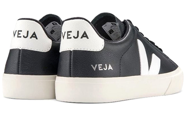 Veja Campo Chromefree Leather Sneakers 'Black White' CP051215