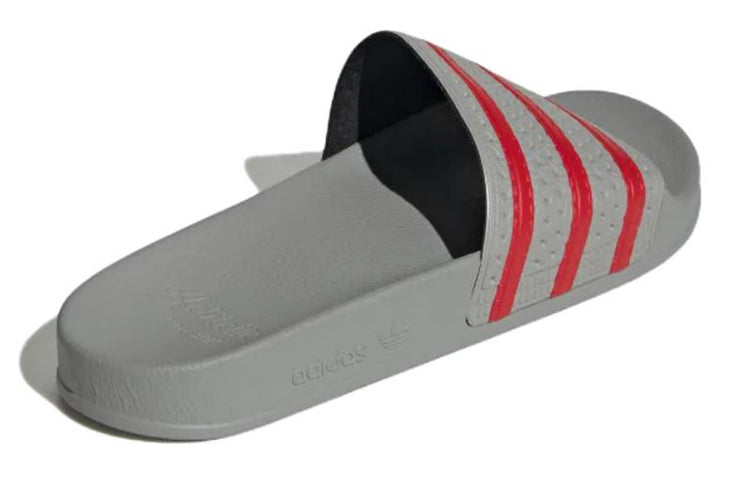 adidas originals Adilette slides Casual Wear-Resistant Grey Red Unisex Slippers 'Grey Red' GY3737