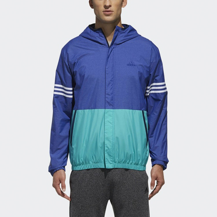 Men's adidas Training Woven Blue Jacket DH3988