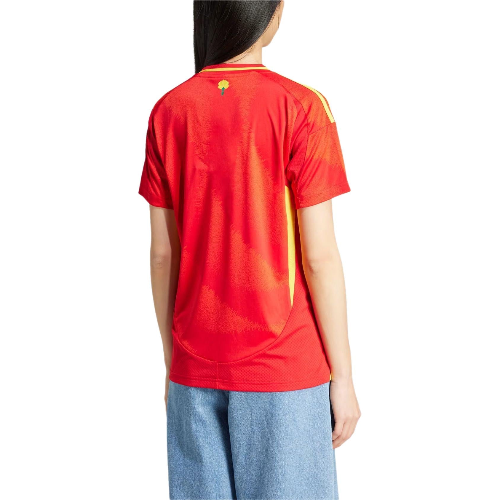 (WMNS) adidas Spain 24 Home Soccer Jersey Asia Sizing 'Red' IP9352