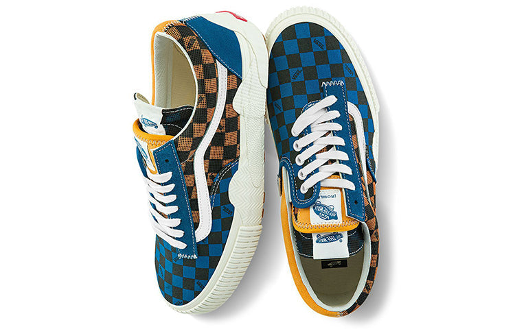 Vans Cap Mash Low LX '2-Tone Checkerboard - Mykonos Blue Apricot' VN0A4UUS2P0