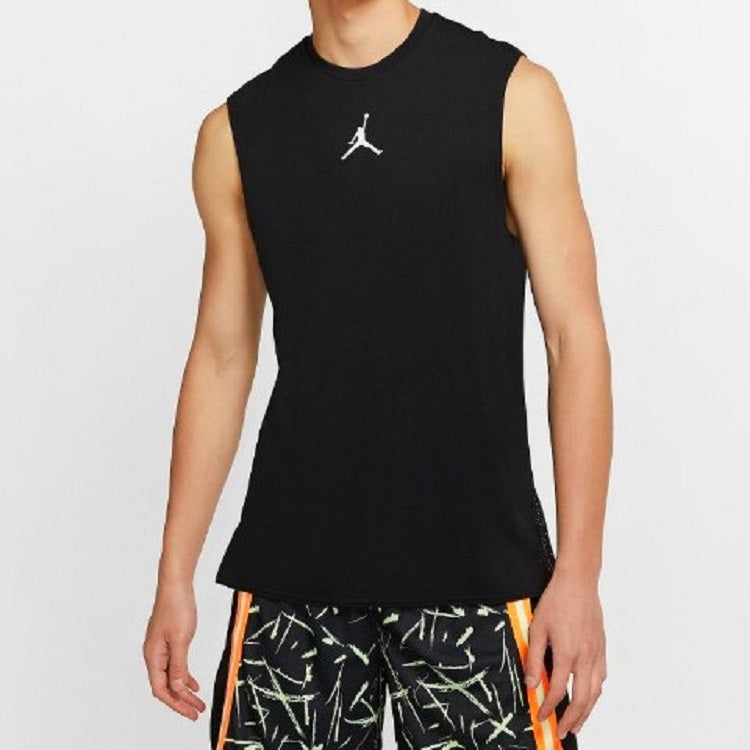 Air Jordan Basketball Training Sports Sleeveless Vest Black CJ4576-010
