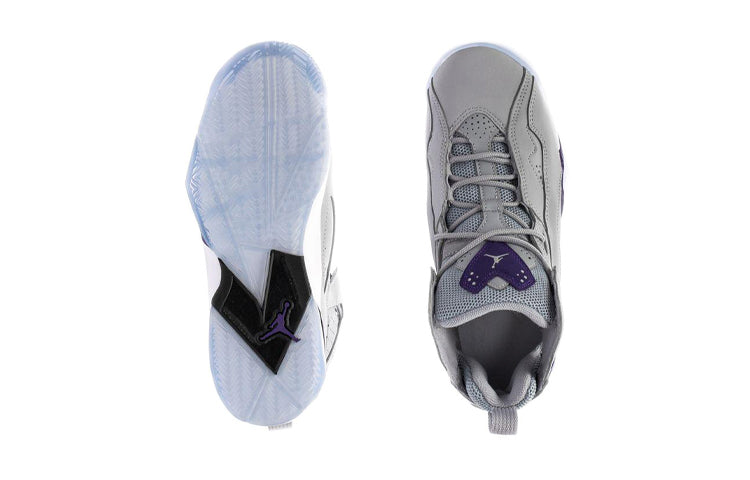 (GS) Air Jordan True Flight 'Wolf Grey Purple' 343795-051