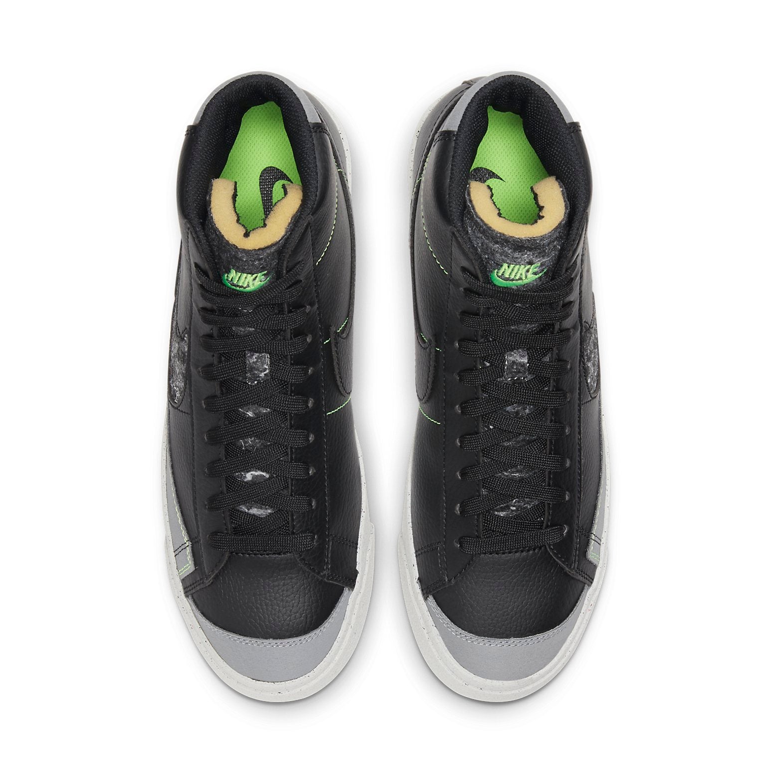 Nike Blazer Mid '77 Vintage 'Recycled Wool Pack - Black Electric Green' CW6726-001