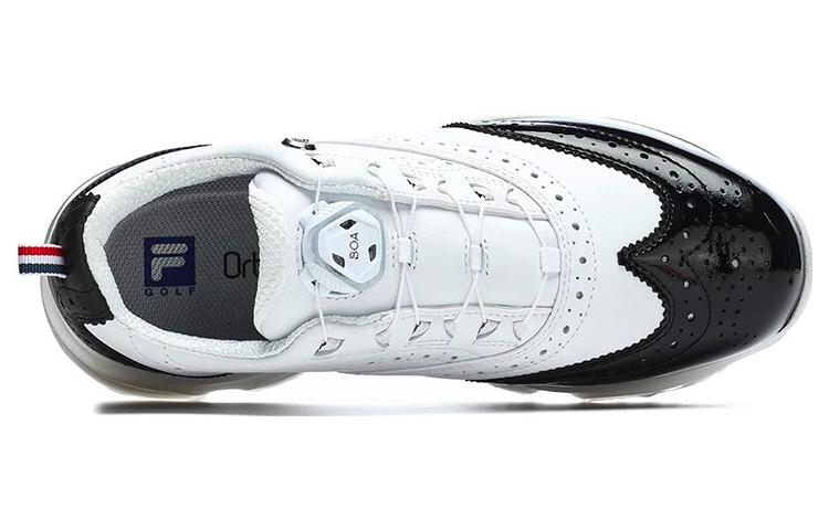 (WMNS) FILA GF Oxford Spike Sneakers 'White Black' A12W241601FBK