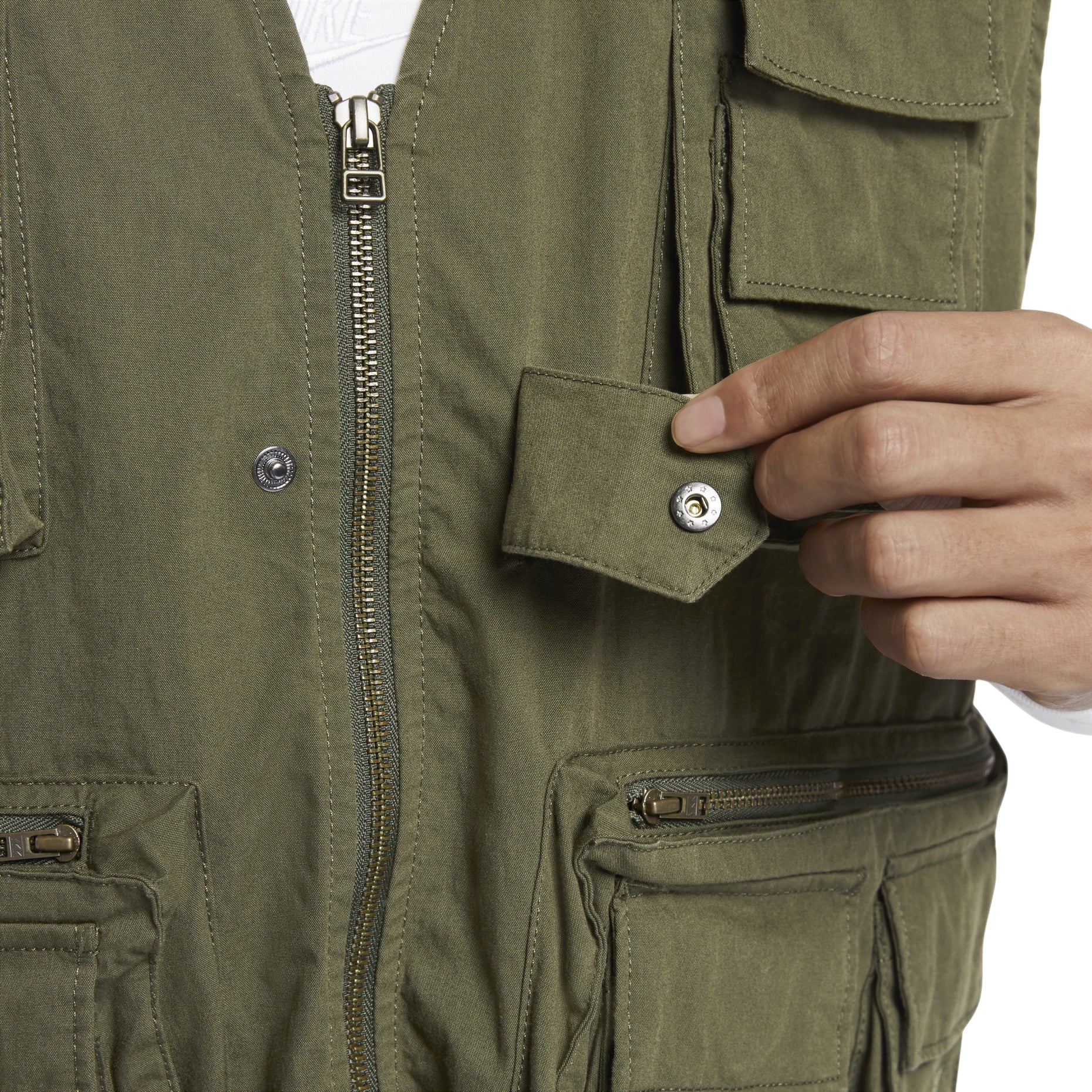 Nike Life Utility Vest 'Olive Green' FN3215-325