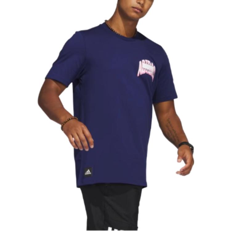 adidas Sportswear BLK T-Shirt 'Navy' H54655