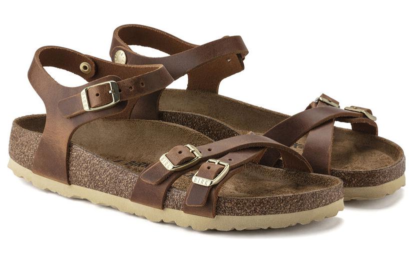 (WMNS) Birkenstock Kumba Oiled Leather Narrow Fit 'Cognac' 1021489