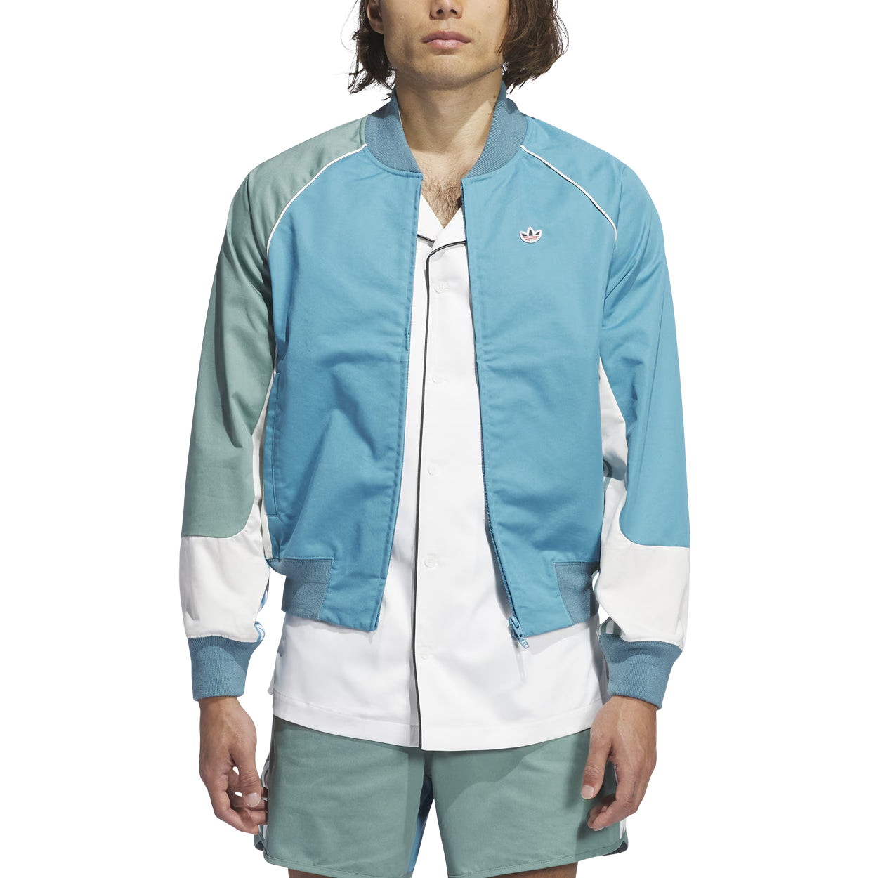 adidas x CLOT Track Jacket Asia Sizing 'Blue' IY6520