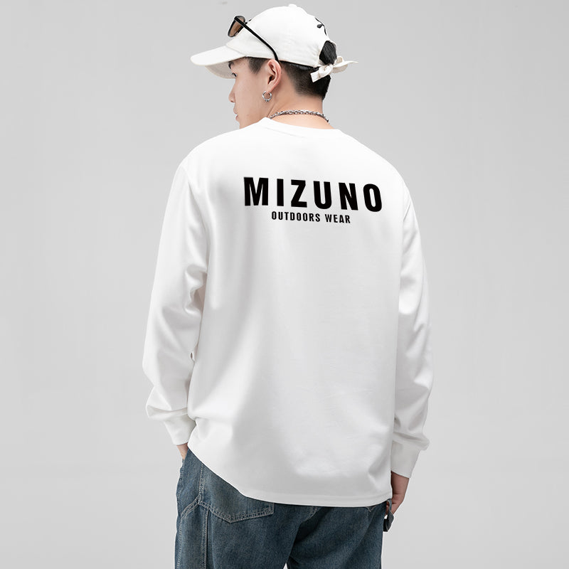 Mizuno Casual Logo Long Sleeve T-shirt 'White' A2CA2A83