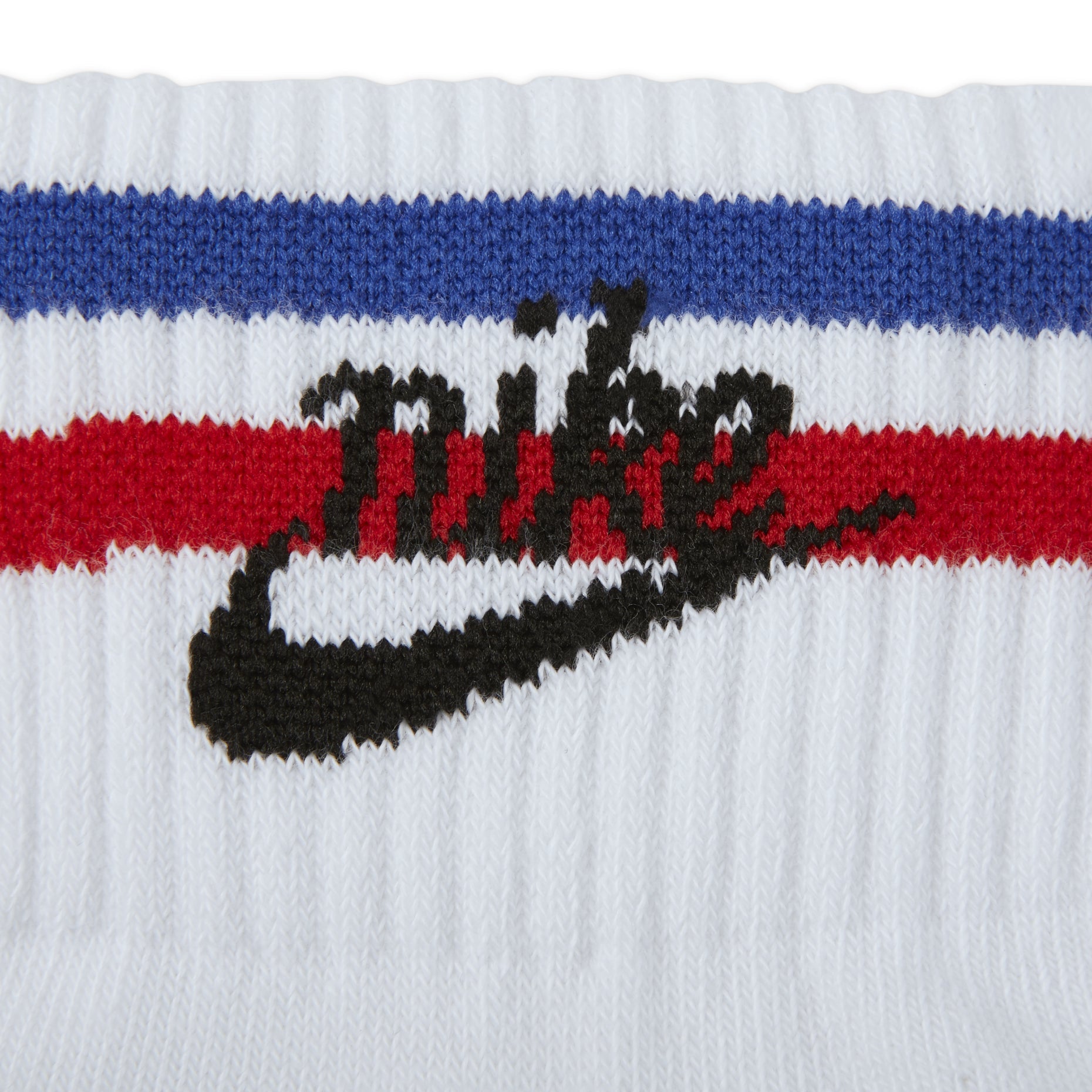 Nike Everyday Ankle Alphabet Logo Pattern Casual Sports Socks 3 Pairs White DX5080-100