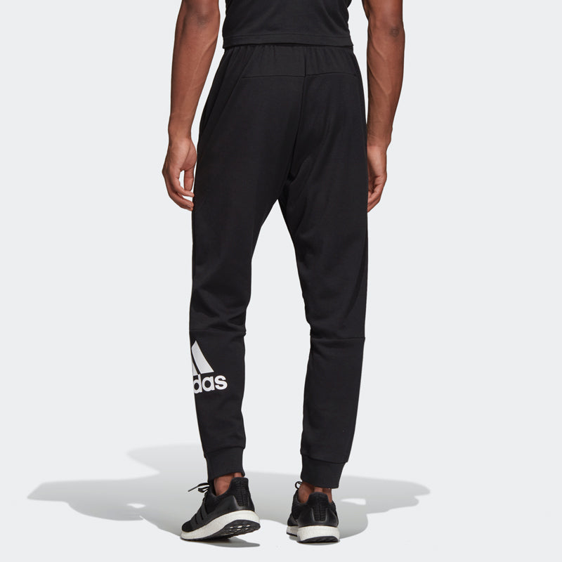 adidas MH BOS PNT SJ Knit Athleisure Casual Sports Long Pants Black DT9960
