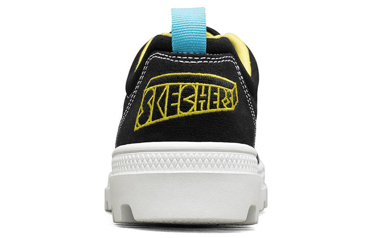 (WMNS) Jeremyville x Skechers Roadies Low-Top Canvas Shoes Black 66666304-BLK