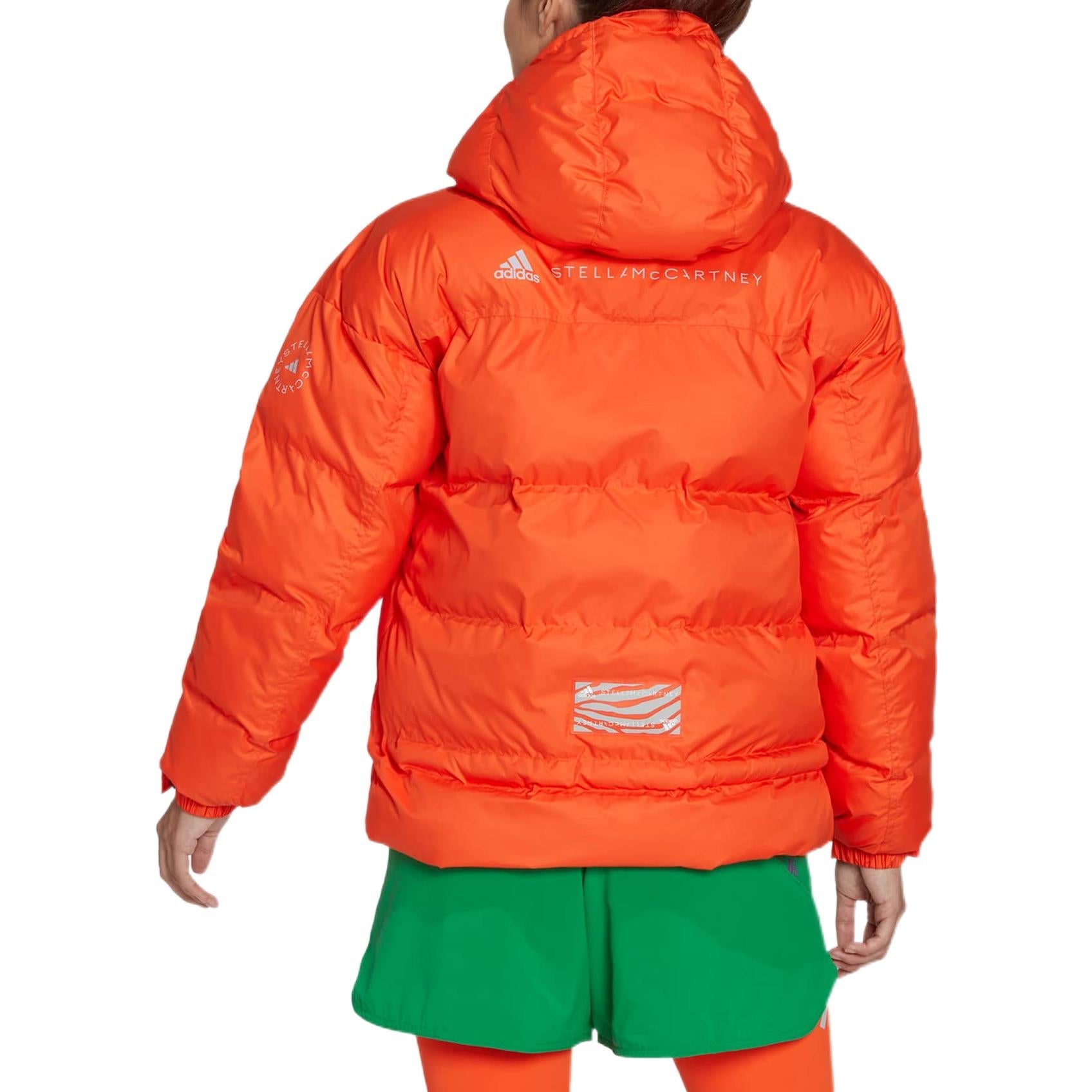 (WMNS) adidas By Stella Mccartney Mid-Length Padded Down Jacket Asia Sizing 'Orange' HI6085