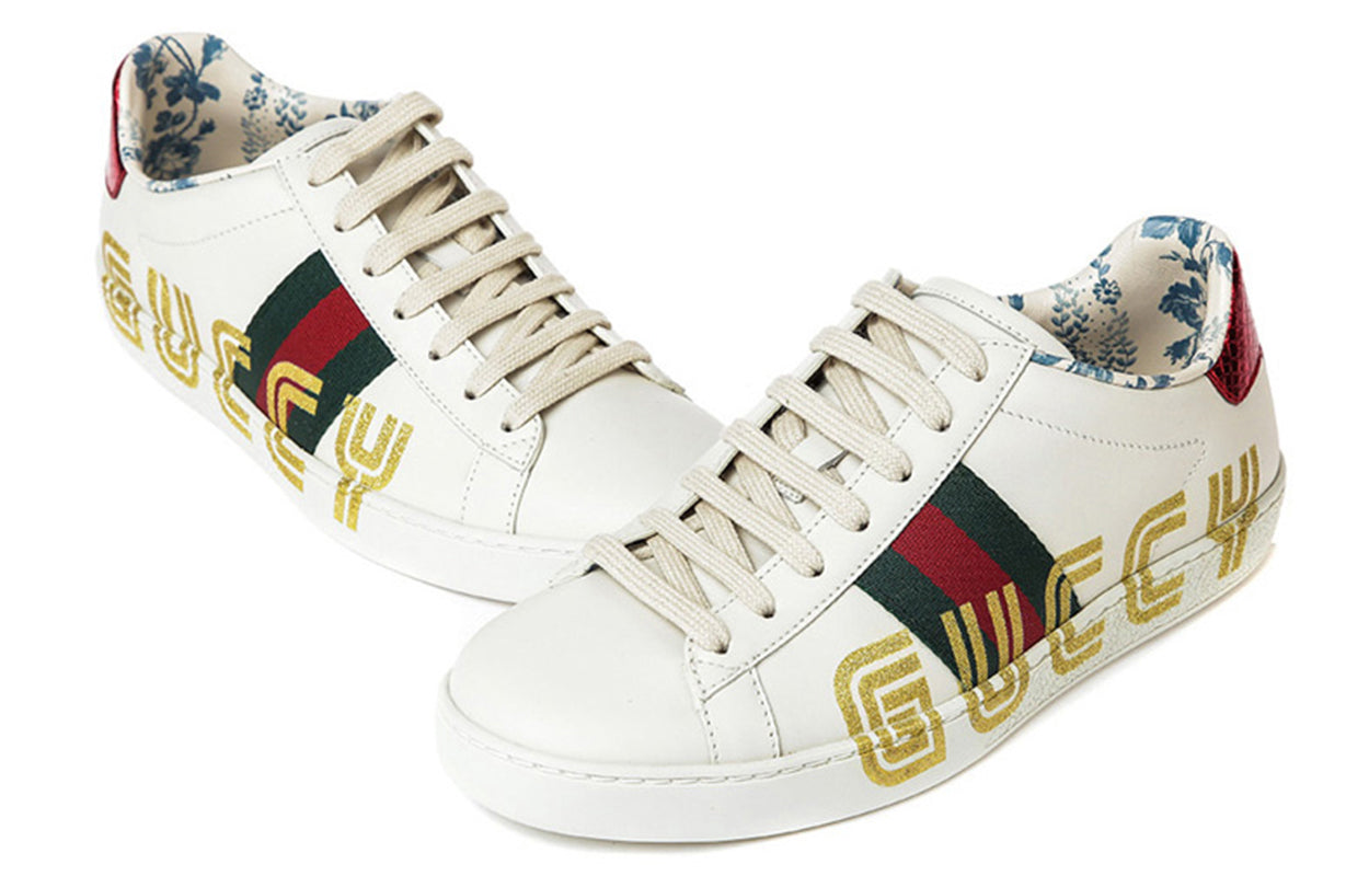 (WMNS) Gucci Ace Low 'Guccy Print' 525268-0G2D0-9072