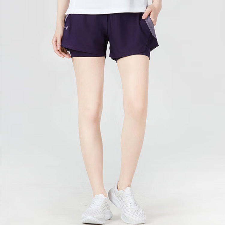 (WMNS) Under Armour Play Up 2In1 Short 'Purple' 1351981-570