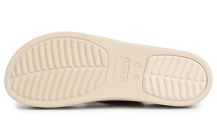 (WMNS) Crocs Brooklyn Thick Sole Sandals Gray 206453-15W