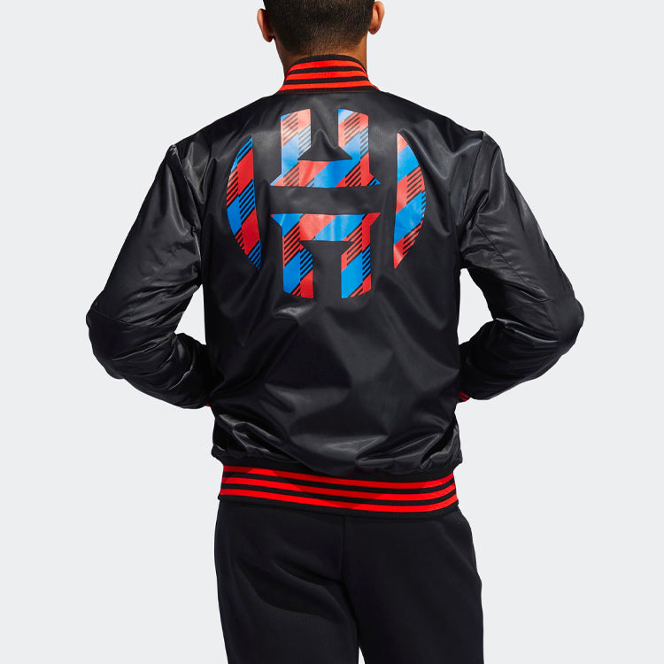 adidas Hrdn Jkt Bb Sho Casual Sports Basketball Jacket Black DX6797