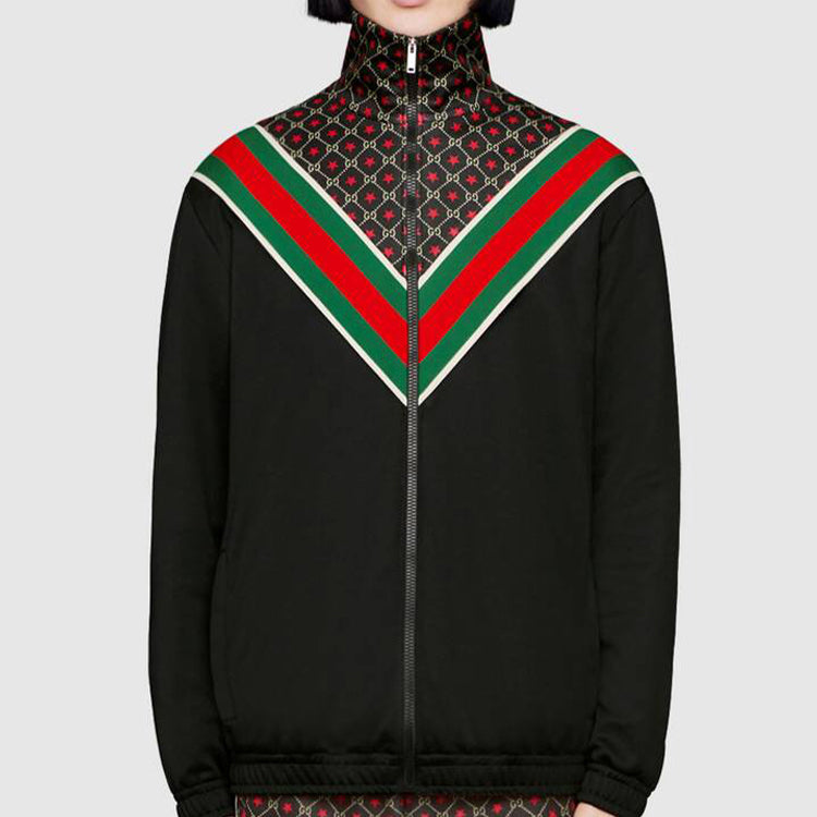 Gucci GG Star Oversize Jersey Jacket 'Black' 575734-XJBA5-1145