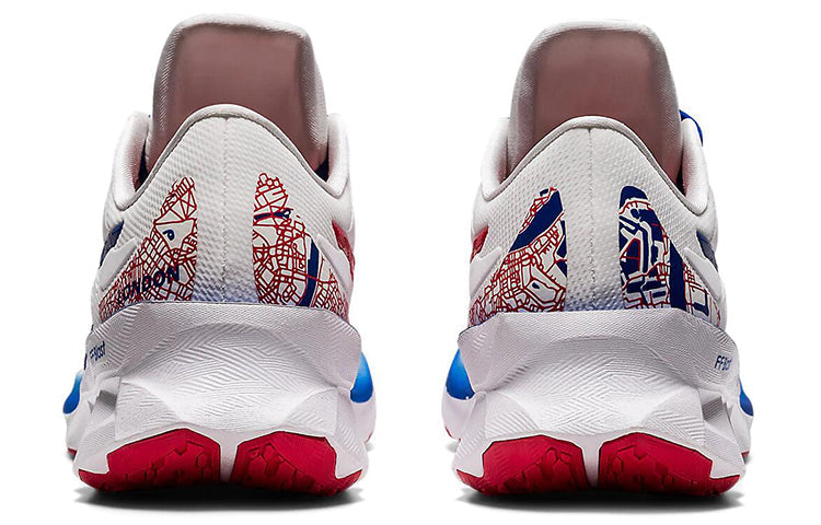 (WMNS) ASICS Novablast 'White Blue Red' 1012A981-100