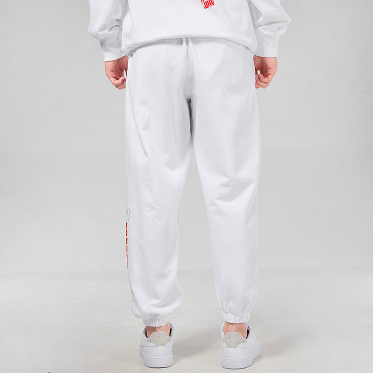 PUMA YOTOX Sweatpants 'White Red' 531296-02
