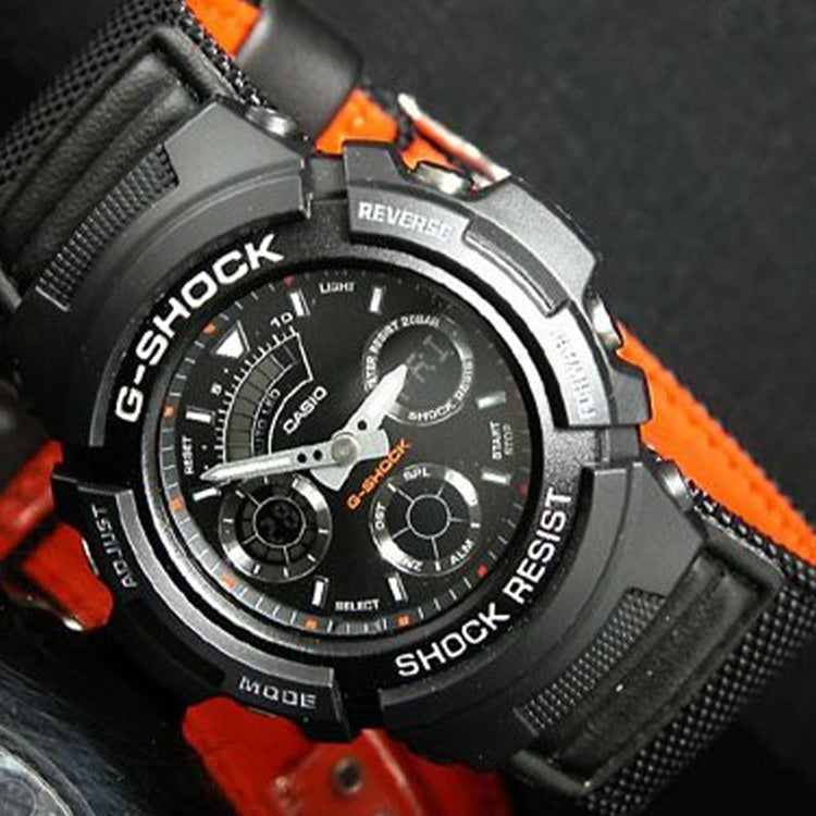 CASIO G-Shock Analog-Digital 'Black' AW-591MS-1A