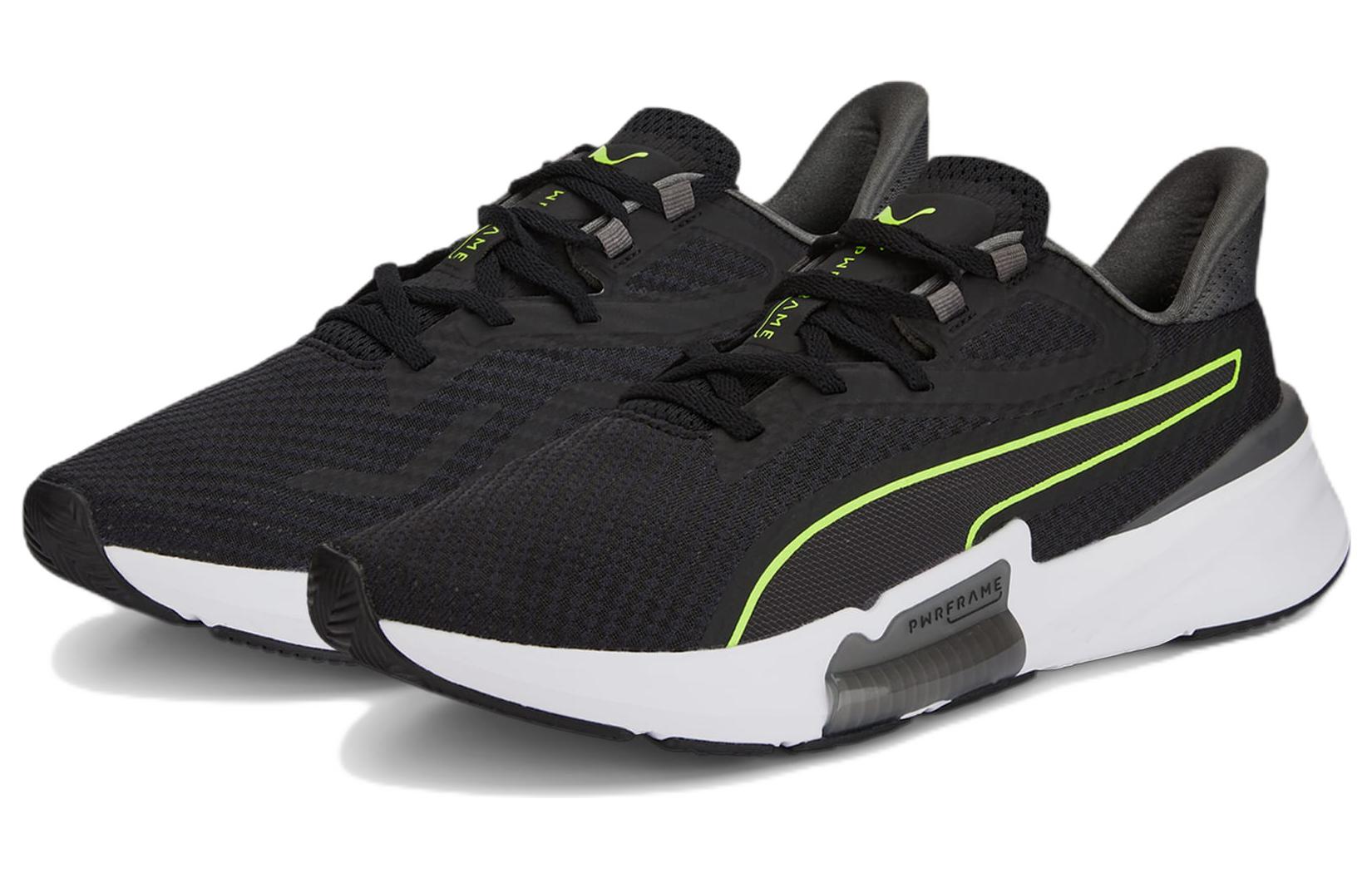 PUMA PWRFrame 'Black Lime Squeeze' 376049-08