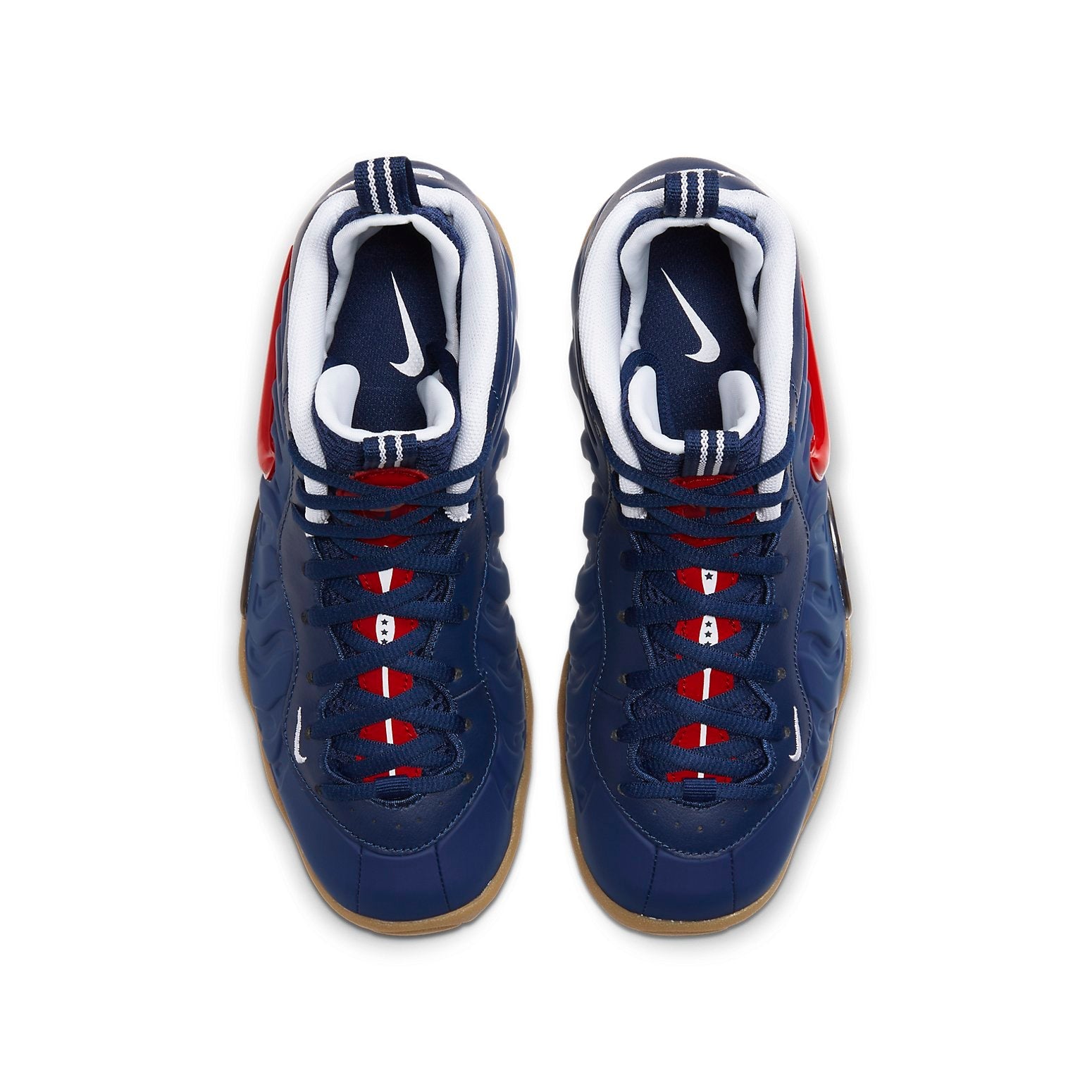 (GS) Nike Little Posite Pro 'Blue Void University Red' 644792-405