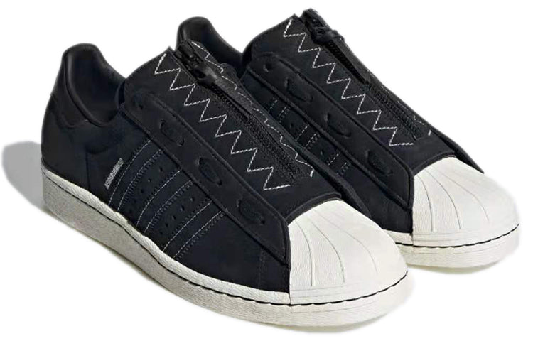 Neighborhood x adidas originals Superstar 80s White  'Black White' GX1400