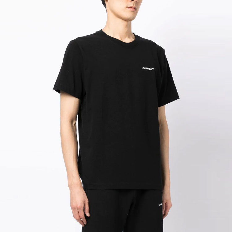 Off-White Cotton Tee 'Black' OMAA027F22JER01661006100