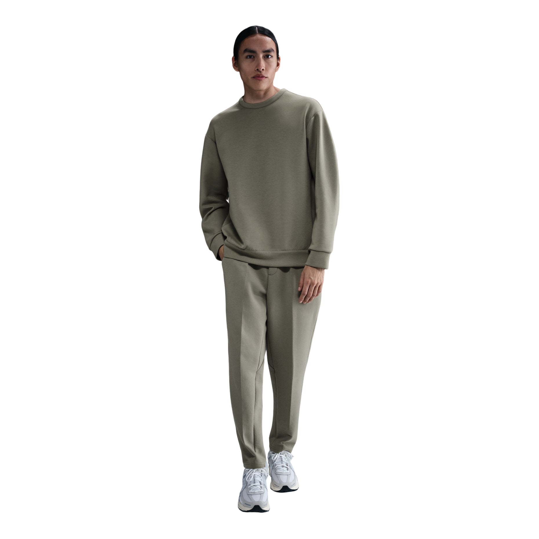 Nike 24.7 Impossiblysoft Dri-FIT Crew Asia Sizing 'Light Army' HQ6965-320