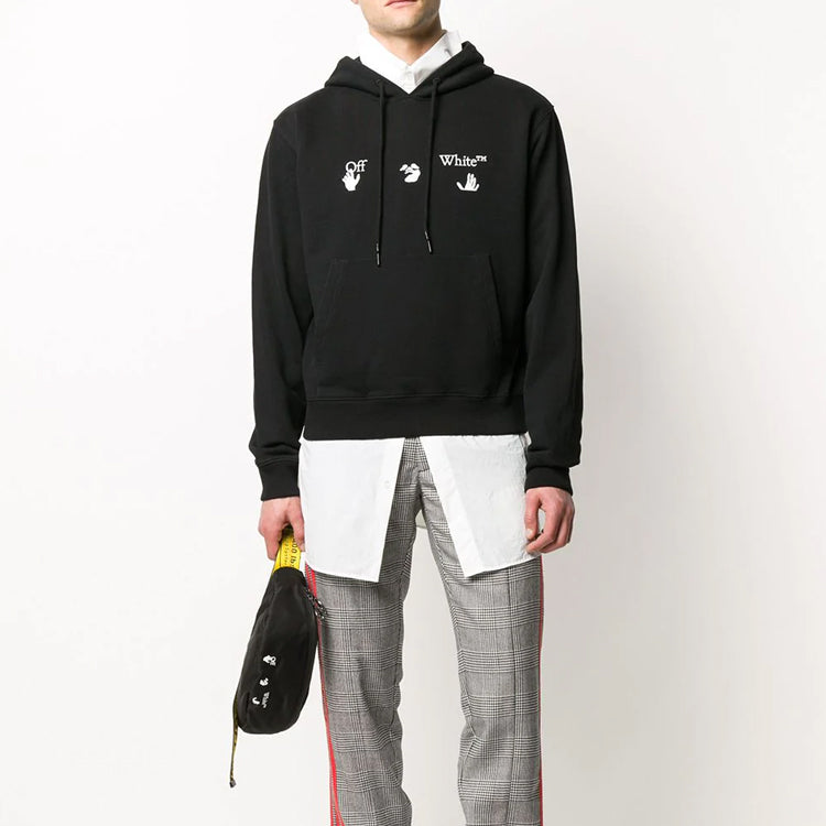 Off-White FW20 logo Mens Logo Long Sleeve Sweater OMBB034E20FLE0021001