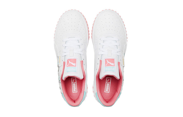 PUMA Cali Unicorn K Shoes White/Green/Pink 381928-01