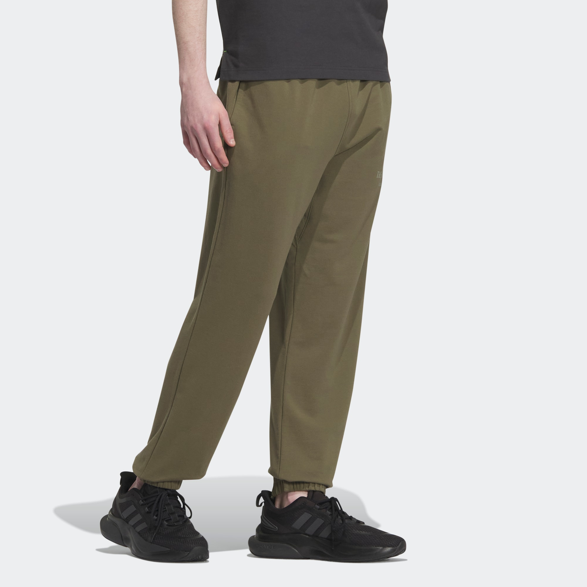 adidas Verbiage Casual Knitted Pants 'Olive Green' IP3928