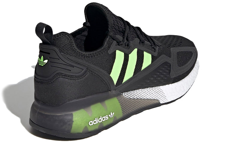 adidas originals ZX 2K Boost 'Black Green' FX0073
