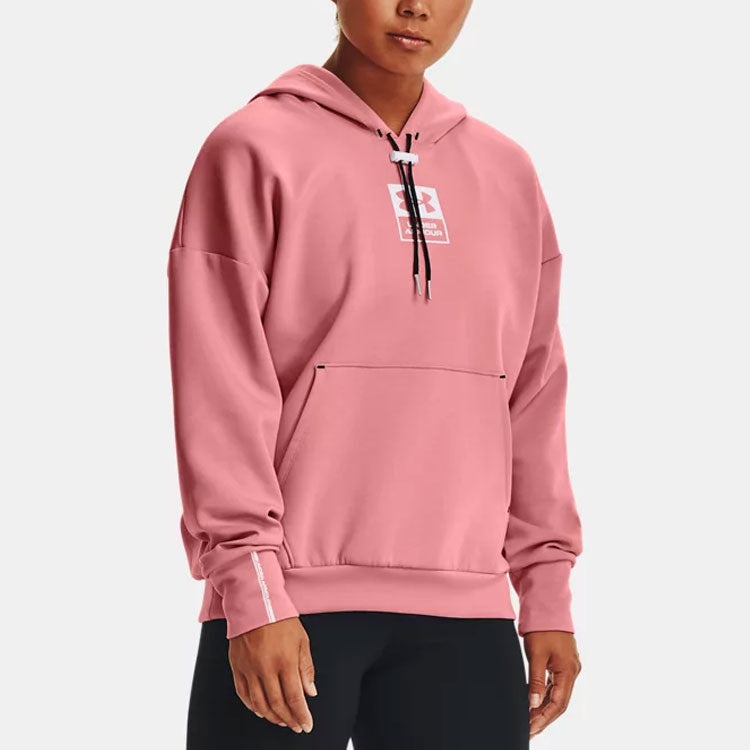 (WMNS) Under Armour Summit Knit Hoodie 'Pink Clay' 1369416-663