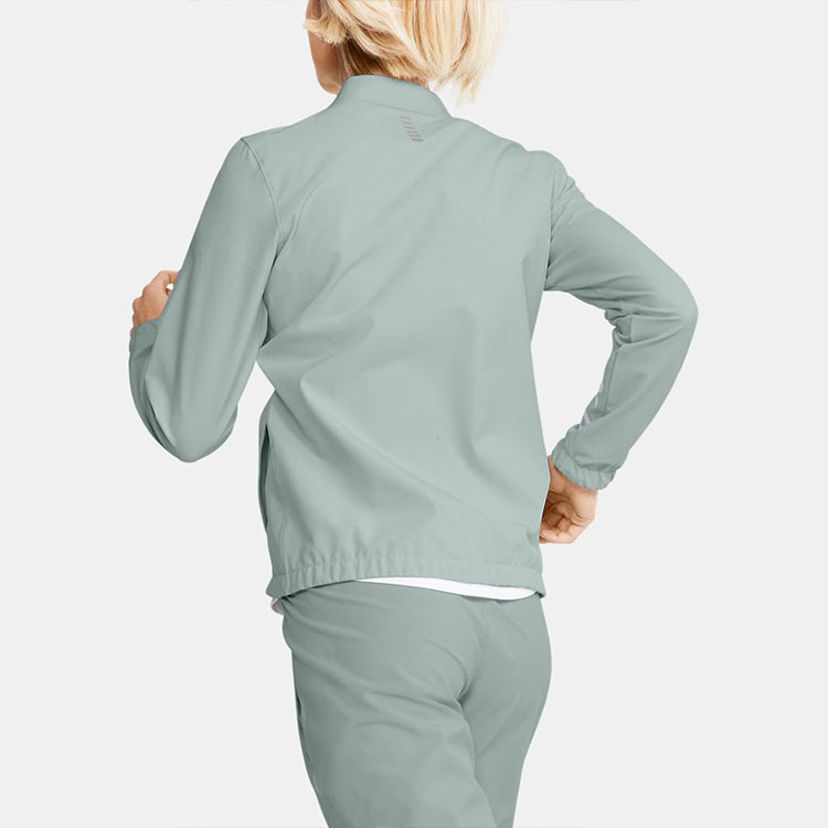 (WMNS) Under Armour Storm Running Sports Jacket Green 1342808-189