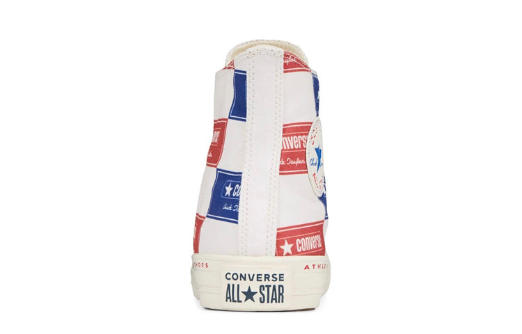 Converse Chuck Taylor All Star Bold Branding High Top 'Red Blue White' 166500C