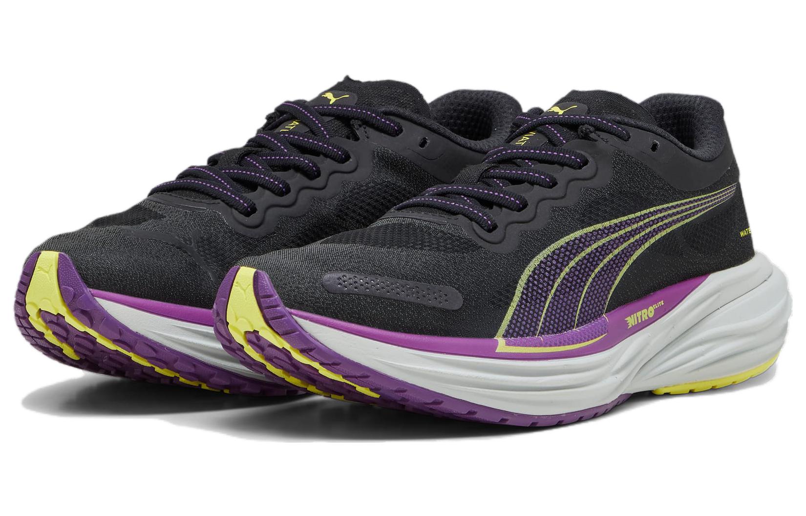 (WMNS) PUMA Deviate Nitro 2 'Black Purple Pop' 379135-02