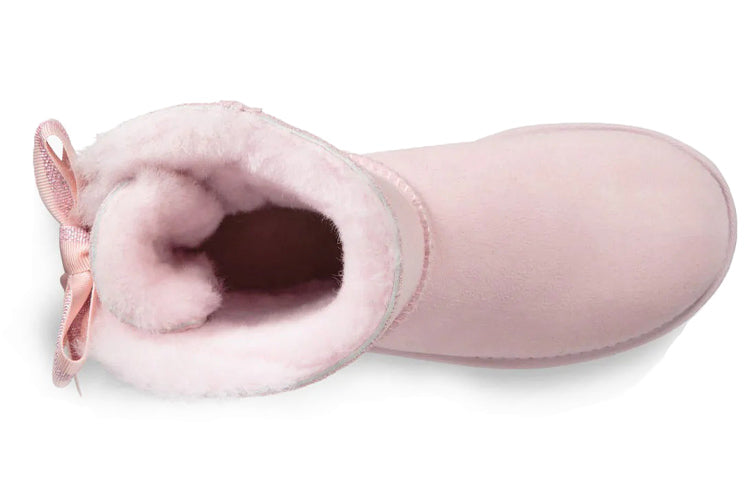 (WMNS) UGG Customizable Bailey Bow Mini Boot Snow Boots Pink 1100212W-SLPN