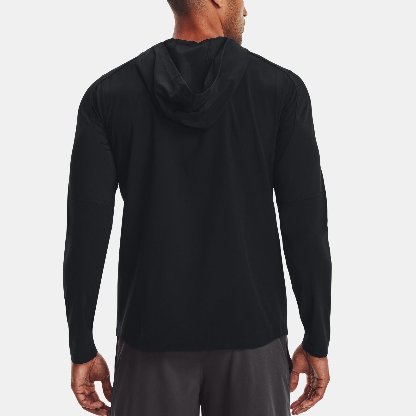Under Armour Hooded Cage Jacket 'Black Grey' 1374376-001