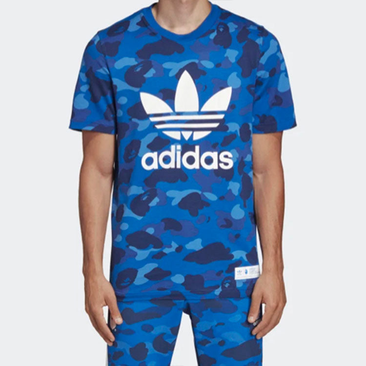 adidas x A Bathing Ape adicolor Camo T-Shirt 'Blue' DP0194