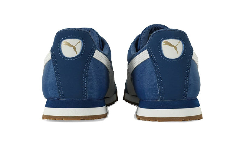 (GS) PUMA Roma Basic Low Top Running Shoes Blue 359841-23