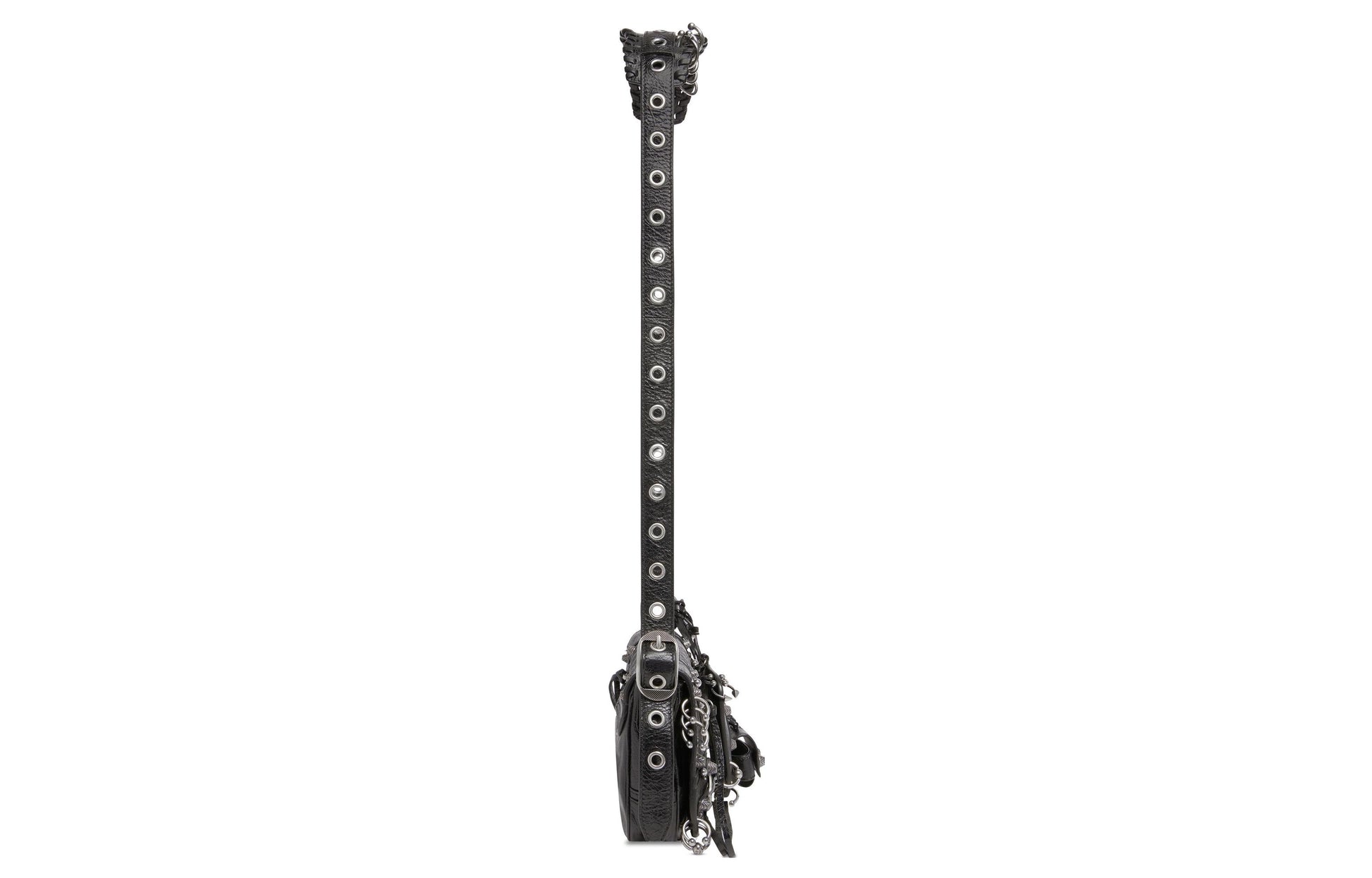 (WMNS) Balenciaga Le Cagole Xs Flap Bag With Piercings 'Black' 7190822AAE31000