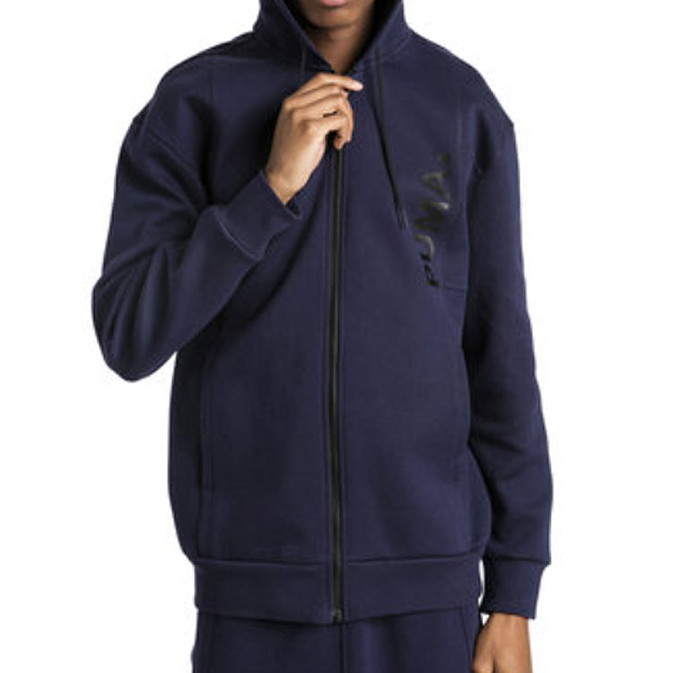 PUMA Alphabet Logo Hooded Jacket Blue 578000-06