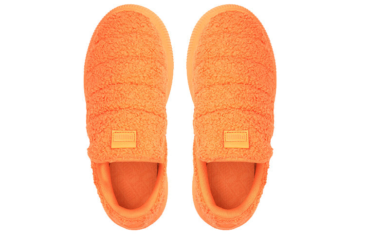 (WMNS) PUMA Suede Mayu Slip-On 'Teddy - Neon Citrus' 384887-04