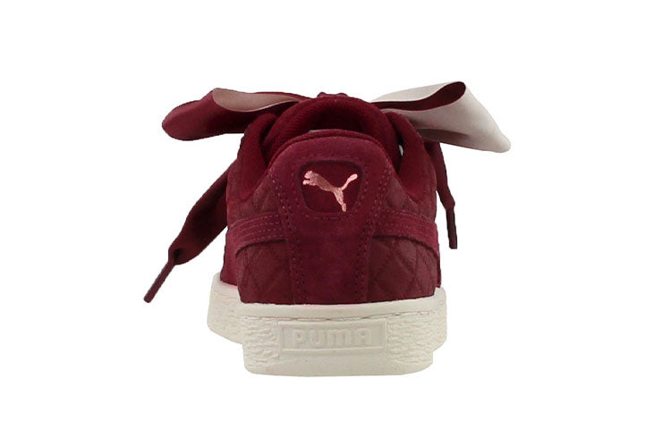 (WMNS) PUMA Suede Heart Quilt 'Cordovan' 365462-01
